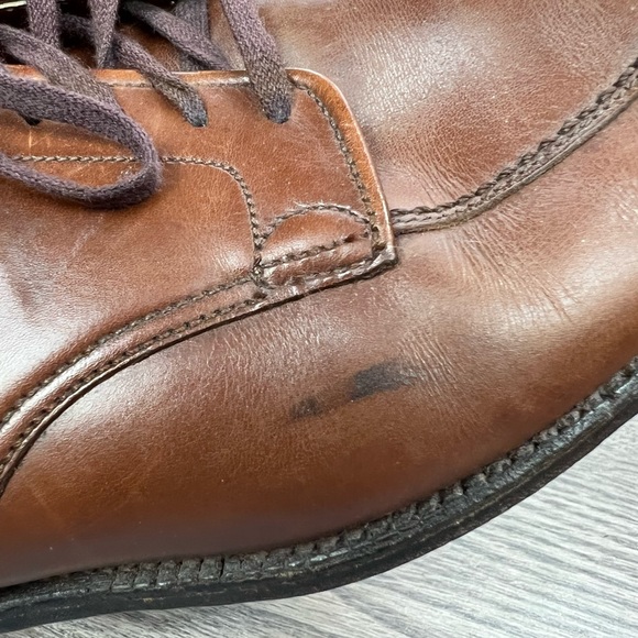 Alden 63 Brown V-Tip Split Toe Blucher 9 A/C - Picture 9 of 11